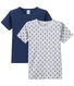 Lote de 2 camisetas de manga corta para niño