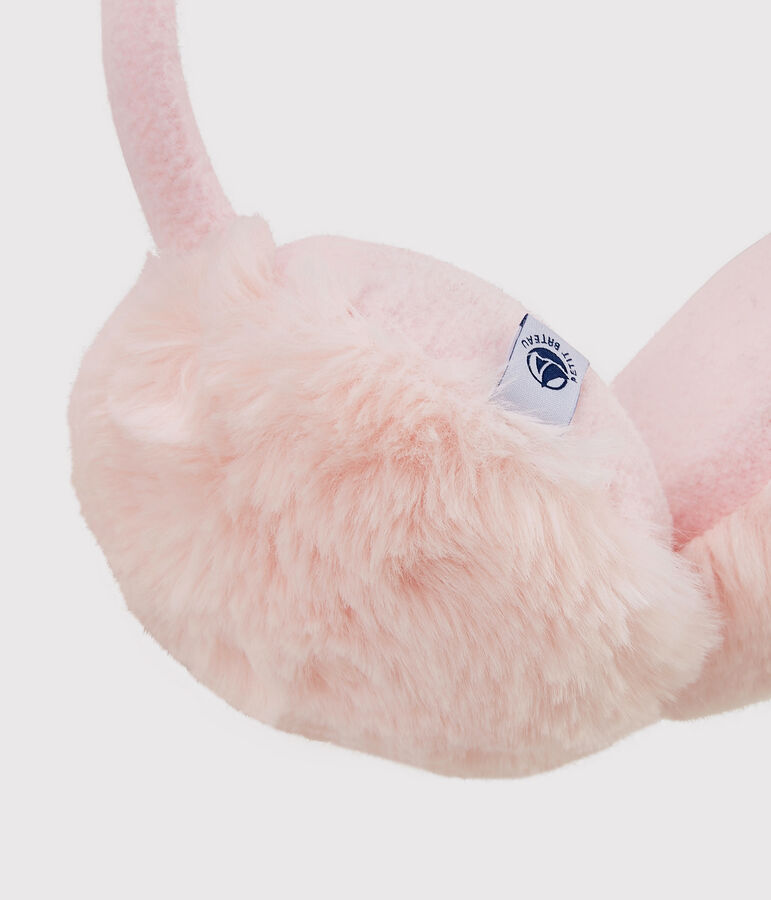 Orejeras para ni&ntilde;a rosa