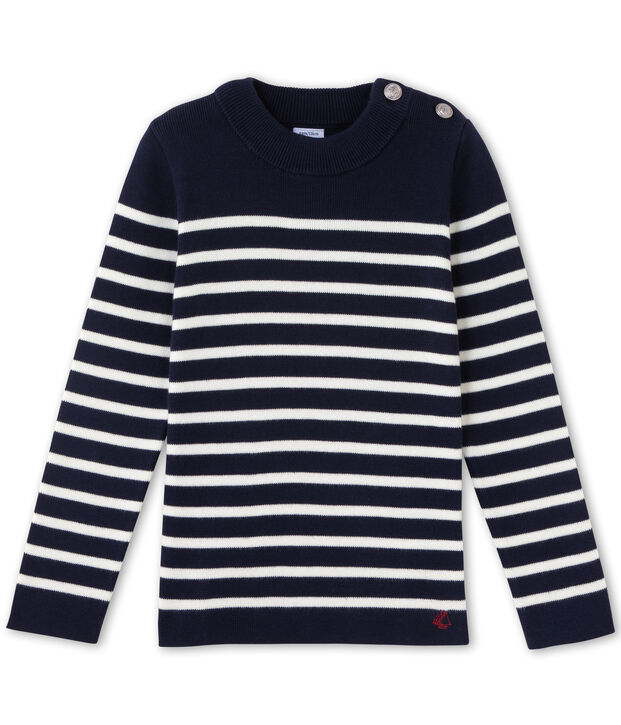 Jersey para ni&ntilde;o azul/blanco