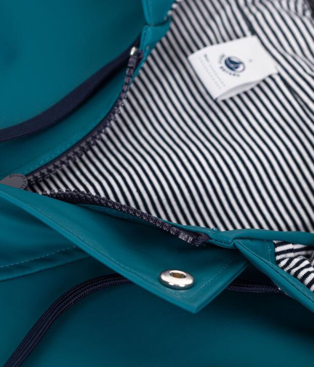 Chubasquero emblem&aacute;tico unisex verde