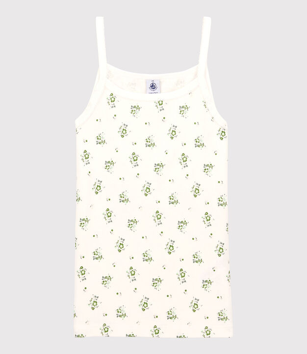 Camiseta de tirantes L'ICONIQUE de algod&oacute;n para mujer blanco/multicolor