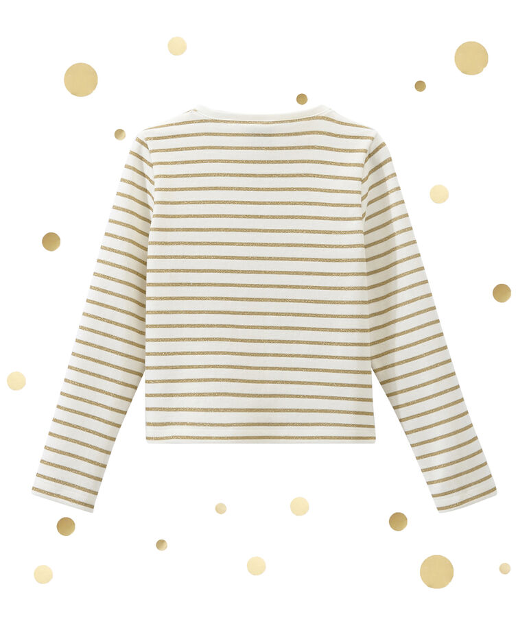 C&aacute;rdigan para ni&ntilde;a blanco MARSHMALLOW/amarillo DORE