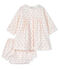 Conjunto 2 piezas para bebé niña blanco MARSHMALLOW/rosa GRETEL
