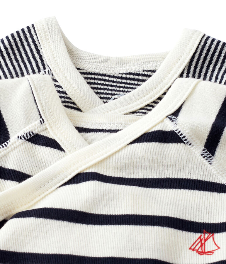 Lot de 2 bodies naissance mixte &agrave; rayures SPECIAL LOT 00