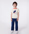 Camiseta infantil de manga corta de algodón con estampado crudo AVALANCHE