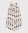 Saco de terciopelo con ballena para bebé TOG 3 beige MONTELIMAR/azul MEDIEVAL