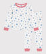 Pijama infantil de algodón con estampado de estrellas