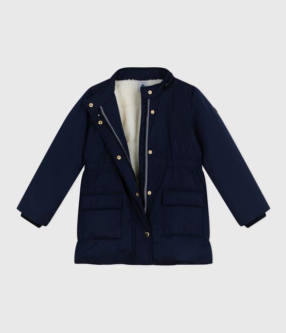Parka infantil midi lisa azul SMOKING