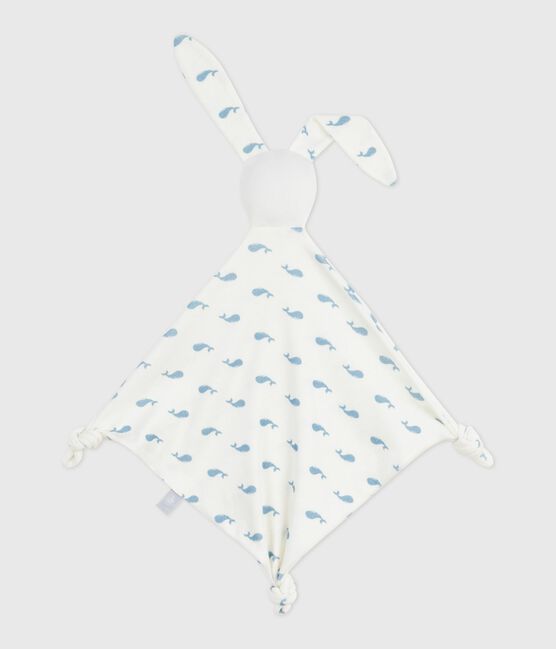 Doudou de algodón con estampado de ballena para bebé MARSHMALLOW/ ADRIATIC