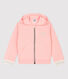 Sudadera con capucha de felpa de niña