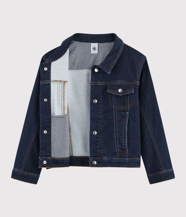 Chaqueta vaquera para ni&ntilde;o azul