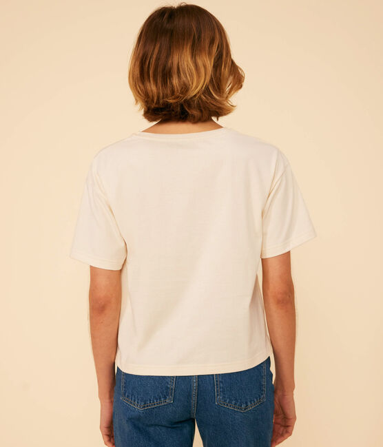 Camiseta la Boxy de algodón de mujer crudo AVALANCHE