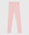 Leggings infantiles de algodón liso rosa JOLI