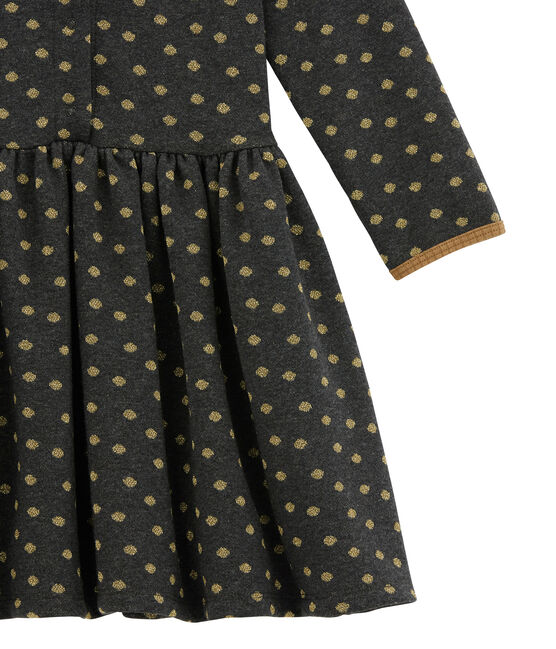 Vestido para niña negro CITY/amarillo DORE