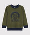 Sudadera infantil para niño verde MILITARY
