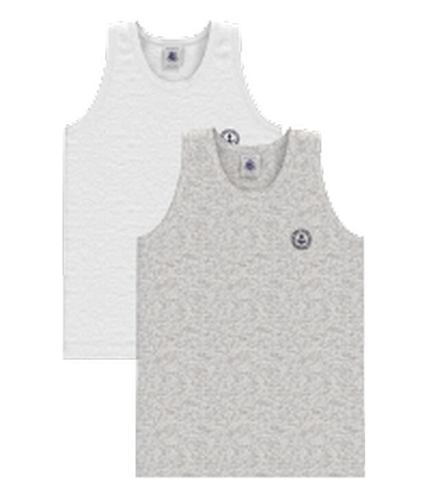 Lot de 2 d&eacute;bardeurs en coton multicolor