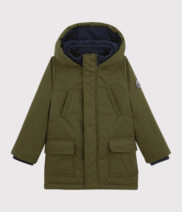 Parka para ni&ntilde;o verde