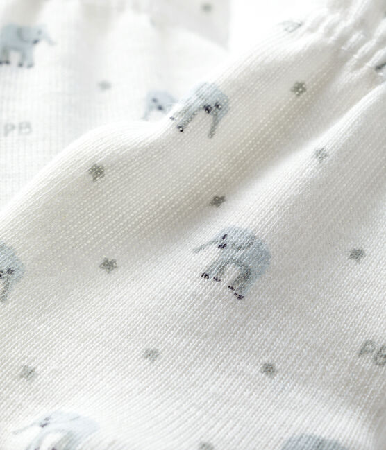 Par de manoplas para bebé de punto blanco MARSHMALLOW/blanco MULTICO