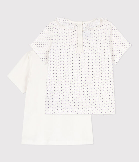 Juego de 2 camisetas para bebé niña variante 3