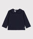 Blusa de algodón de manga larga para bebé