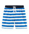 Shorts de playa infantiles para niño azul RIYADH/blanco MARSHMALLOW