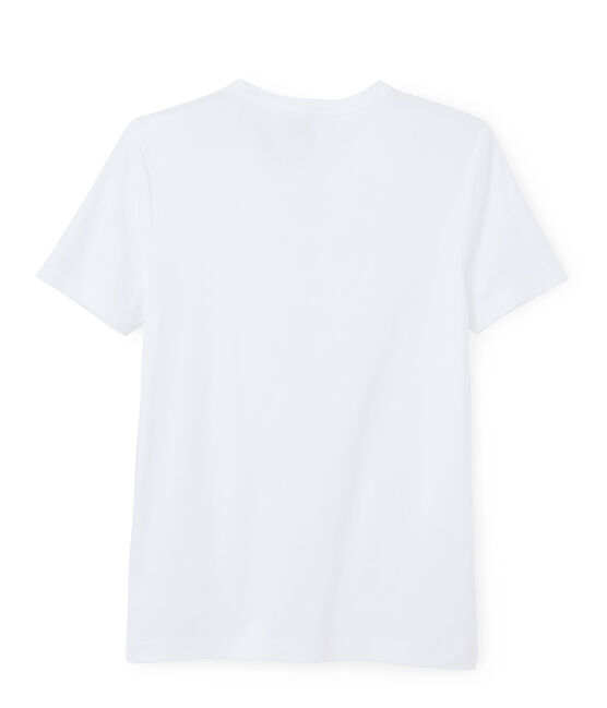 Camiseta de manga corta icónica para hombre blanco ECUME