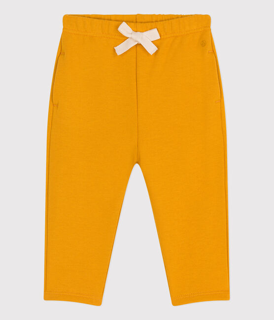 Pantalón de muletón de bebé amarillo BOUDOR