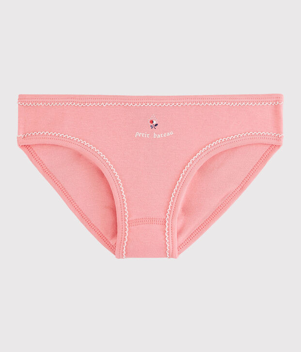 Braguita de ni&ntilde;a de algod&oacute;n rosa