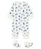 Conjunto de noche de toalla de rizo afelpado extra cálido para bebé blanco MARSHMALLOW/azul MAJOR CN
