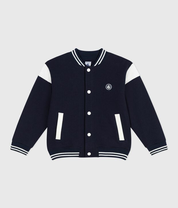 Chaqueta teddy infantil lisa de algod&oacute;n SMOKING