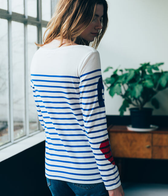 marinera creativa para mujer blanco MARSHMALLOW/azul PERSE