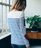 marinera creativa para mujer blanco MARSHMALLOW/azul PERSE