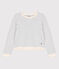 Sudadera de algodón para mujer blanco AVALANCHE/ SKY CHINE