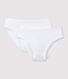 Lote de 2 braguitas blancas de chica