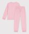 Pijama infantil de terciopelo con estampado rosa/multicolor