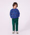 Sudadera infantil de algod&oacute;n con estampado de animal azul/multicolor