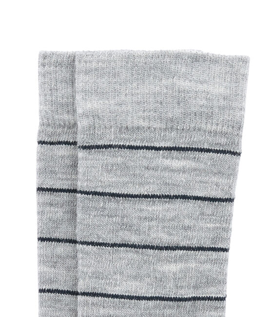 Calcetines altos gris SUBWAY/azul SMOKING