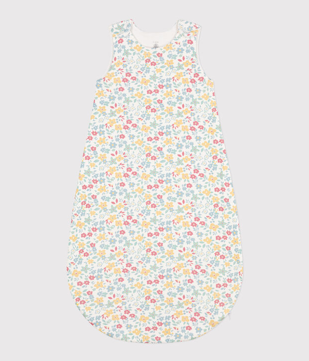Saco de algod&oacute;n con flores TOG 2 blanco/multicolor
