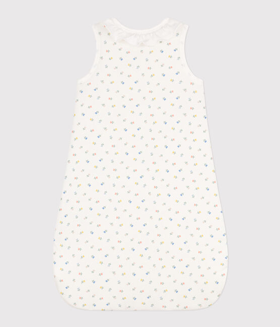 Saco de algodón con flores TOG 2 blanco MARSHMALLOW/blanco MULTICO