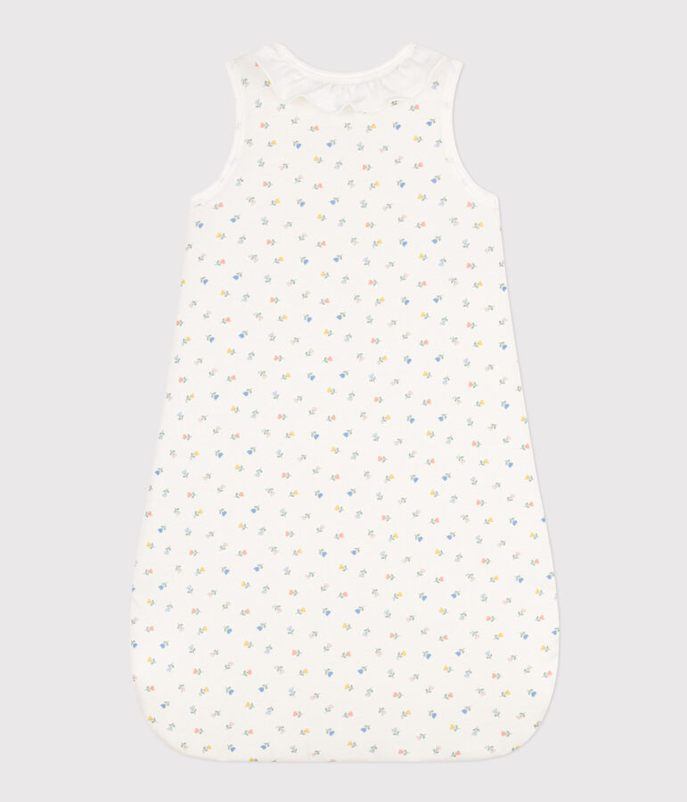 Saco de algod&oacute;n con flores TOG 2 blanco/multicolor