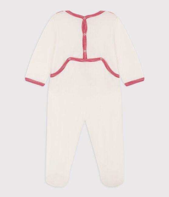 Pelele de terciopelo 130 años blanco MARSHMALLOW