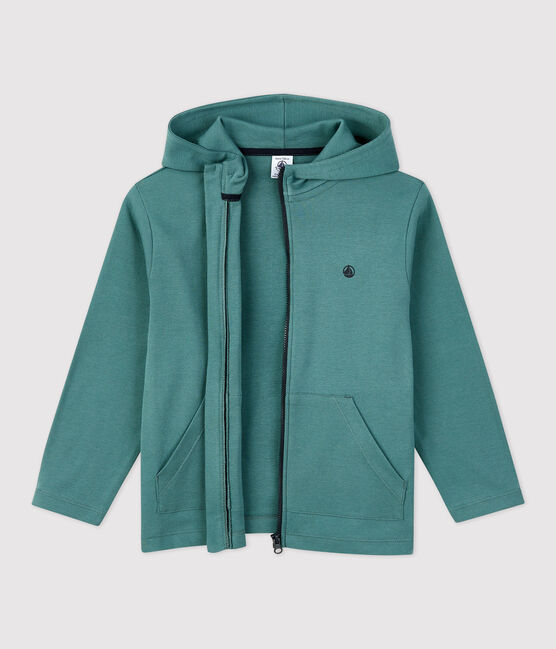 Sudadera con capucha para niño/niña verde BRUT