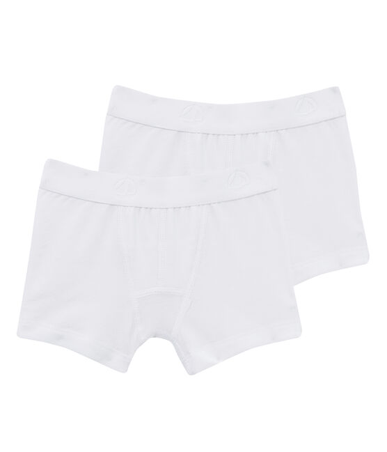 Par de bóxers para chico blanco LOT
