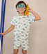 Pijama corto tipo disfraz infantil de algodón con estampado de dinosaurios