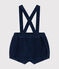 Short de terciopelo con tirantes para bebé CREPUSCULE