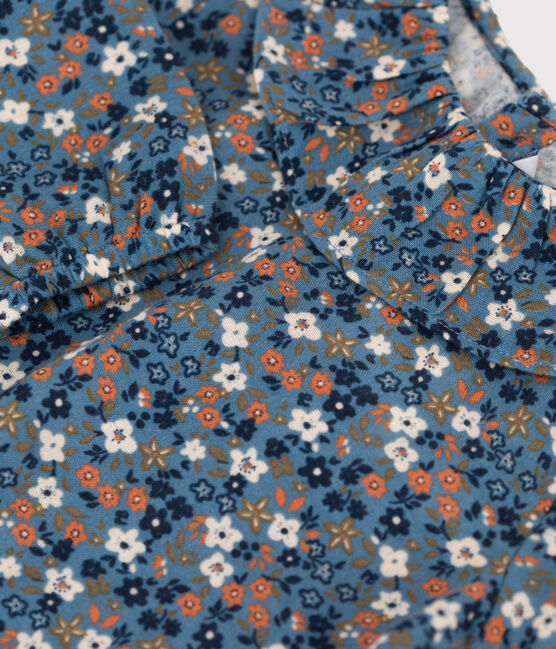 Blusa estampada de manga larga de gasa de algodón para bebé ROVER/ MULTICO