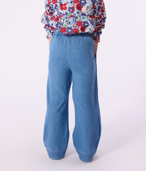 Pantal&oacute;n denim infantil azul