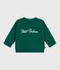 Sudadera de algodón con bordado Petit Bateau para bebé