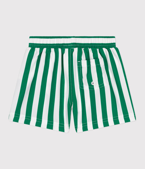 Bañador con estampado de rayas para bebé verde MARSHMALLOW/ JARDIN