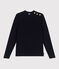 Jersey marinero de algodón liso para mujer azul SMOKING